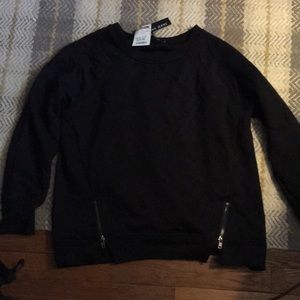 Quilted Black Sweater